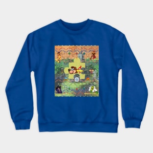 dingoslayer 24 Hour Banjo Holiday Sweater Crewneck Sweatshirt